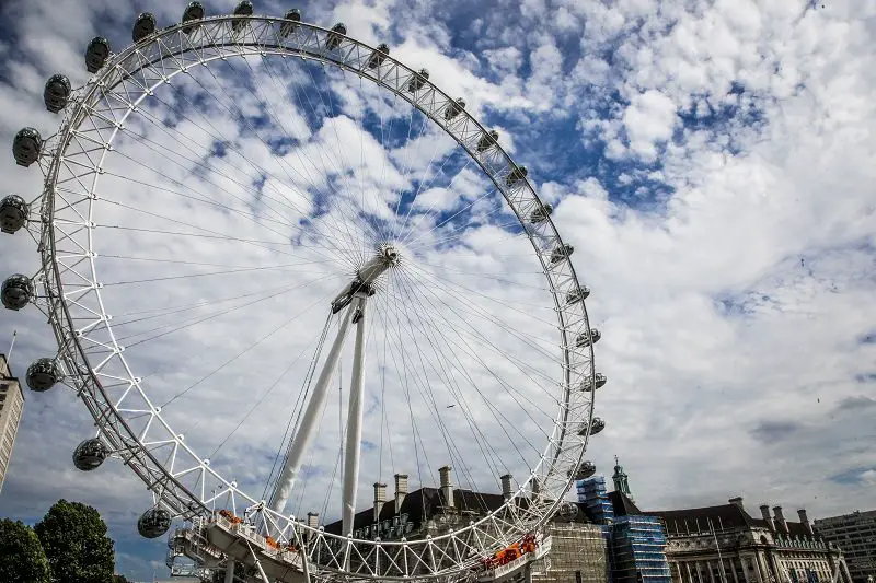 Para ver Londres do alto - London Eye