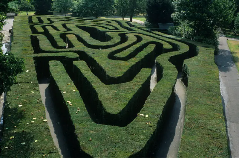 Palácio Hampton Court: labirinto
