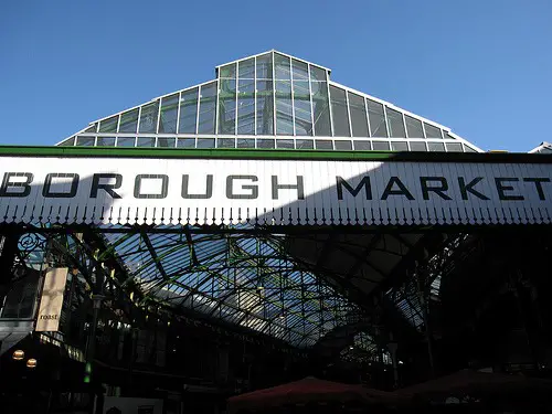 Borough Market em Londres - entrada