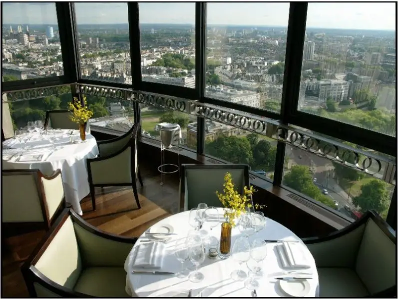 Restaurante Galvin at Windows - vista para o Hyde Park