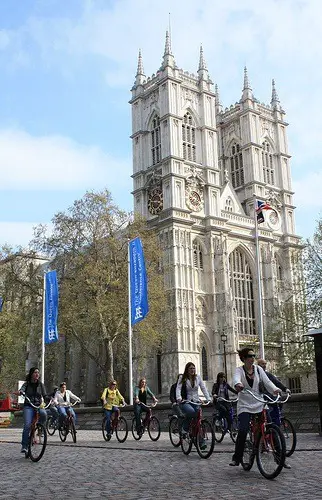 Passeio de bicicleta em Londres