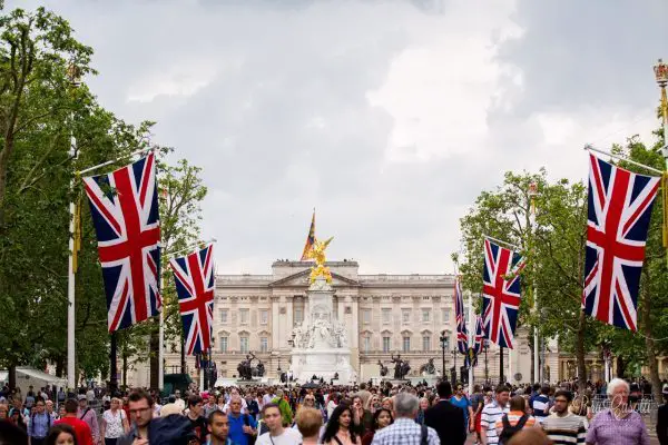 Palacio de Buckingham no Trooping the Colour