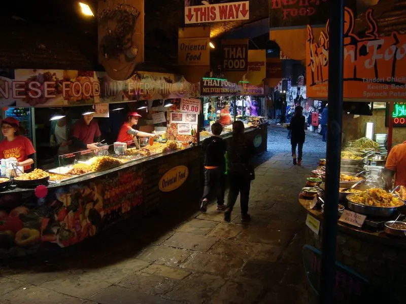 Quanto custa alimentação em Londres - street food