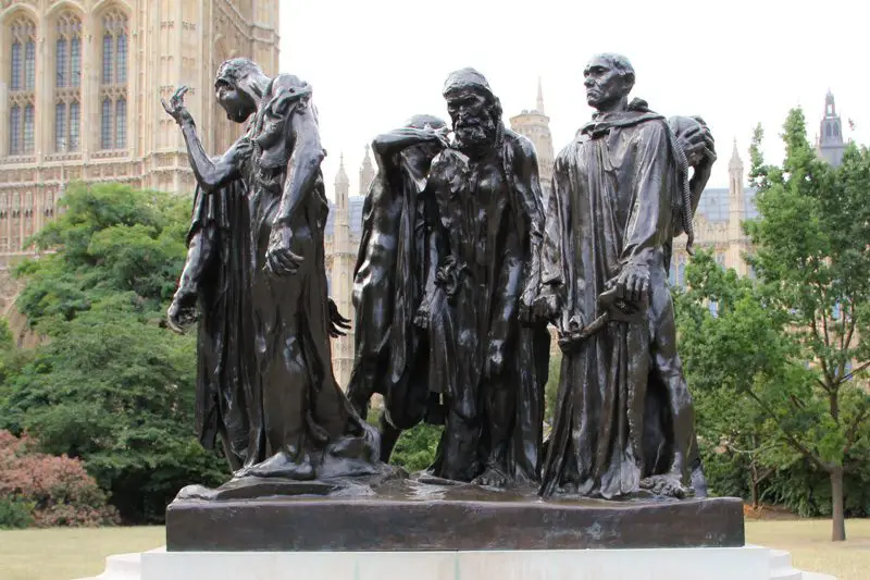 The Burghers of Calais - estátua de Rodin em Londres