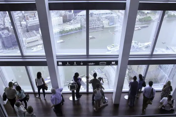 Vista panorâmica do The Shard