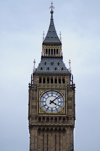 Horário de Londres - big ben