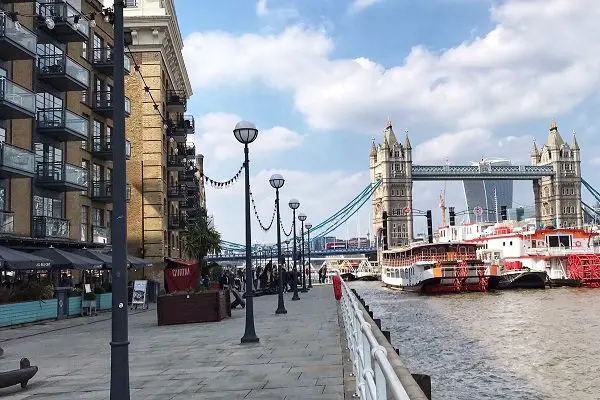 Vista da Tower Bridge
