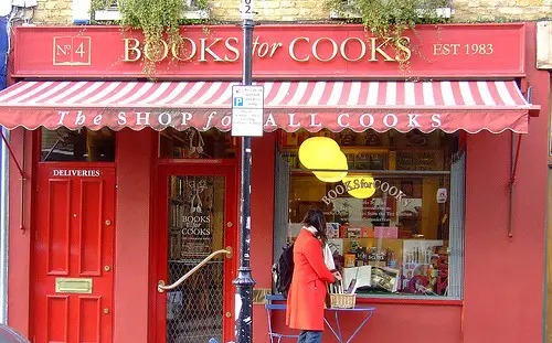 Livraria Books for Cooks em Notting Hill Londres
