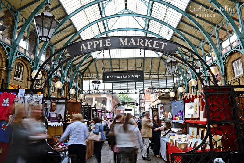 Londres de graça - Covent Garden Market