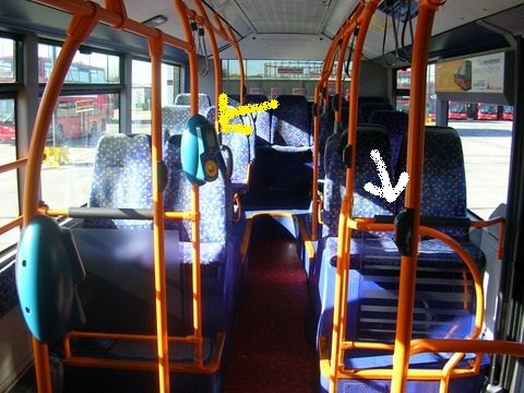 Andar de ônibus em Londres - leitora do oyster