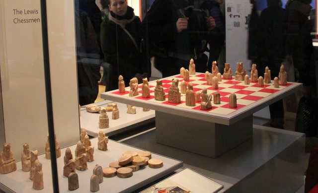 O que ver no Museu Britânico - xadrez de Lewis