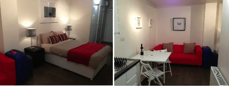 Aluguel de apartamento em Londres - studio em Victoria