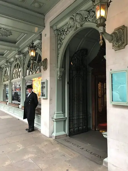 Loja Fortnum & Mason - entrada