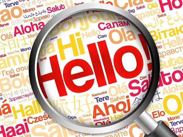 Hello em diversas línguas