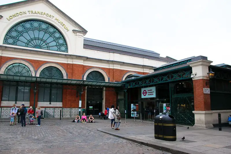 Museu dos Transporte de Londres em Covent Garden