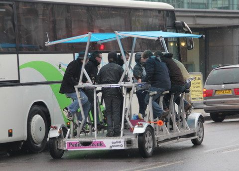 Pedibus: um tour movido a álcool