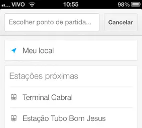 Como usar o Google Maps em viagens - estações próximas