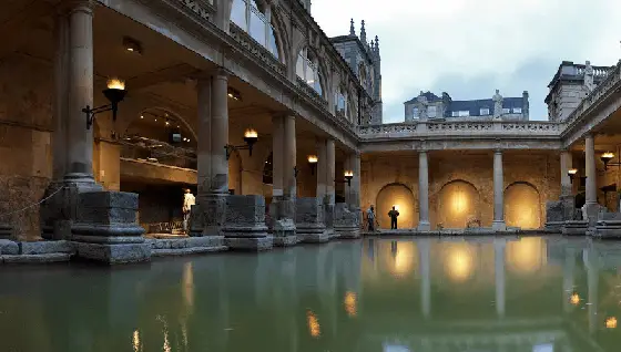 Termas românicas em Bath, Inglaterra