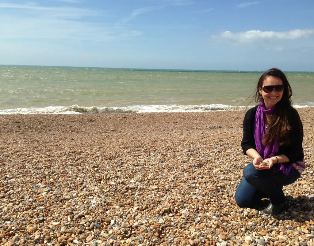 Brighton: uma praia bem inglesa - pebble beach