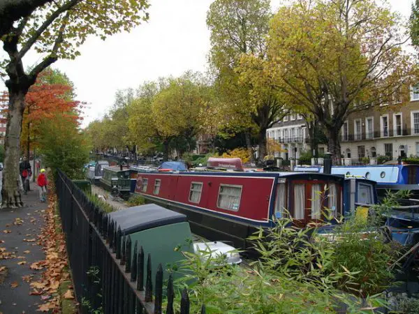 De motorhome em Londres - Little Venice