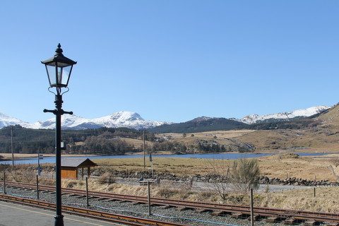 O castelo de Caernarforn - Parque Nacional de Snowdonia