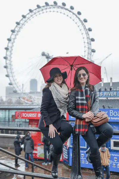 Chuva em Londres - London Eye