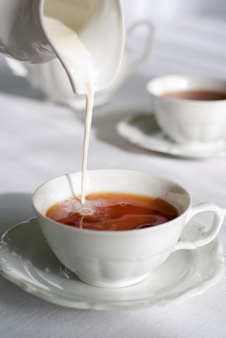 Chá perfeito - chá com leite