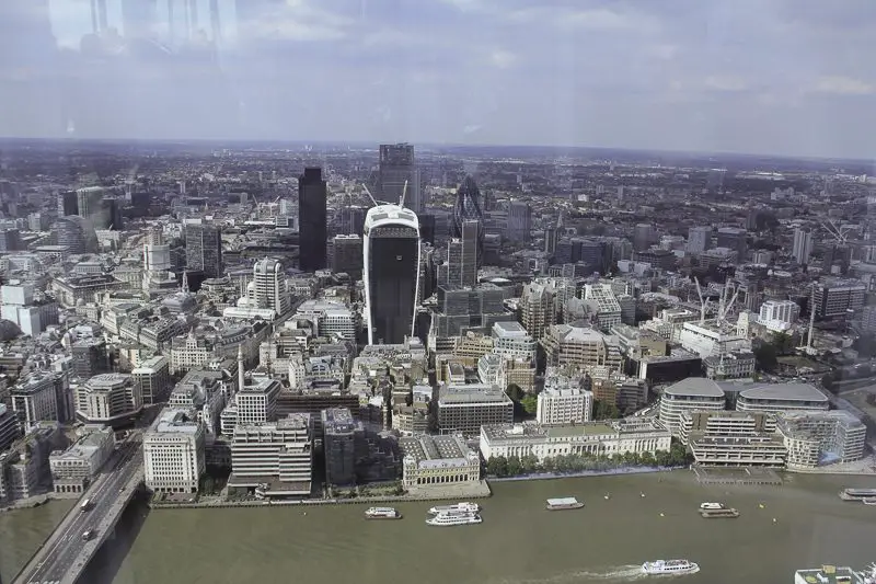 A vista do The Shard - vista da City