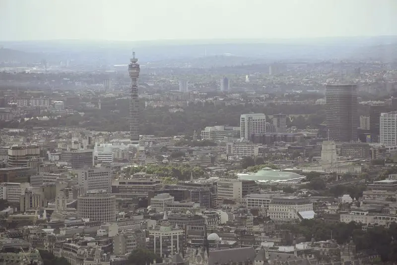 A vista do the Shard - vista da bt tower