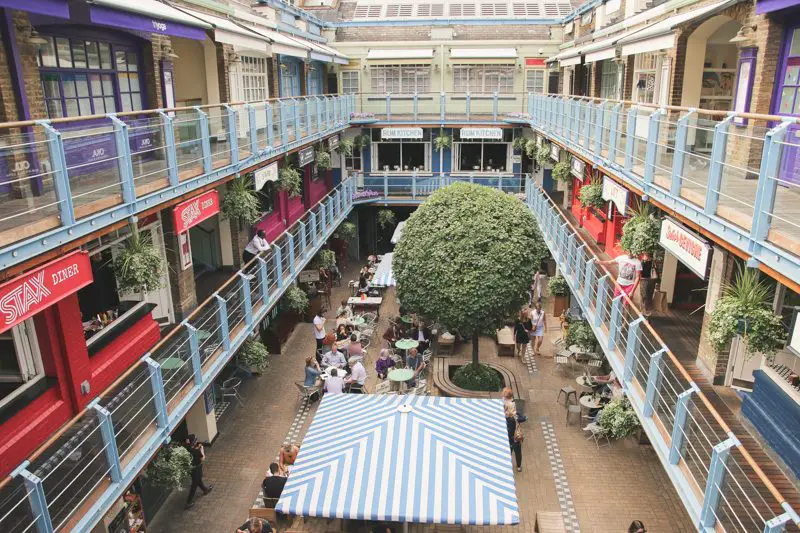 Kingly Court - vista do terceiro andar