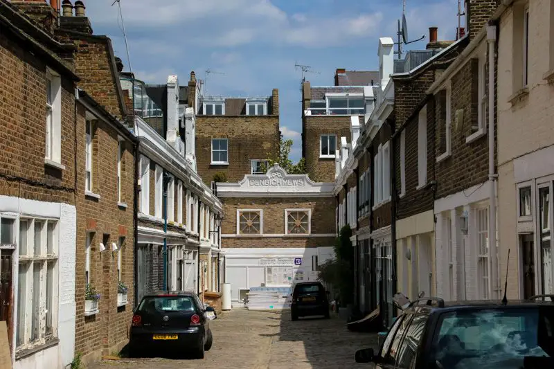 Mews - becos charmosos de Londres - Denbich Mews