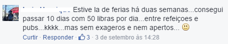 Quanto vou gastar por dia em Londres - opiniao 3