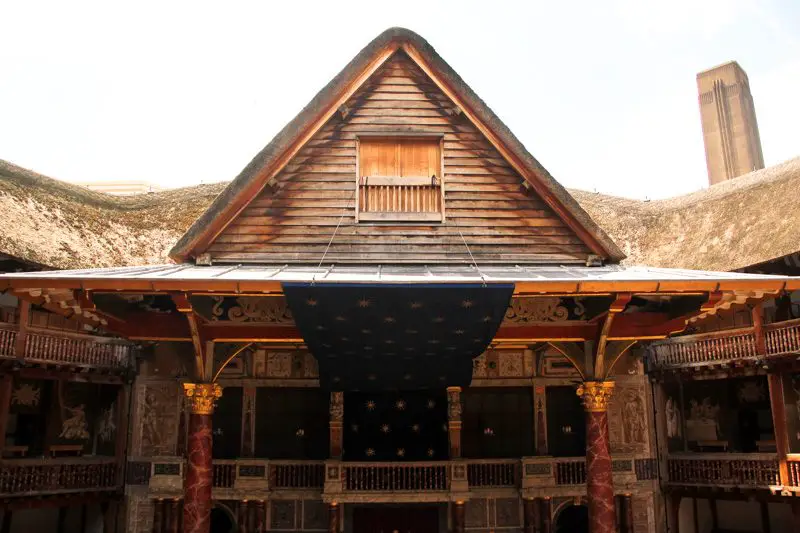 Globe Theatre - o teatro de Shakespeare - interior