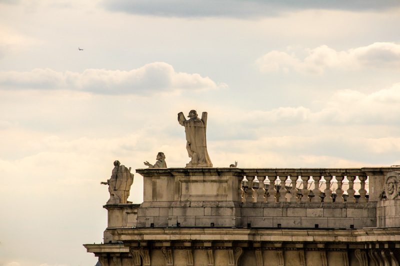 A vista do One New Change - detalhes da Catedral