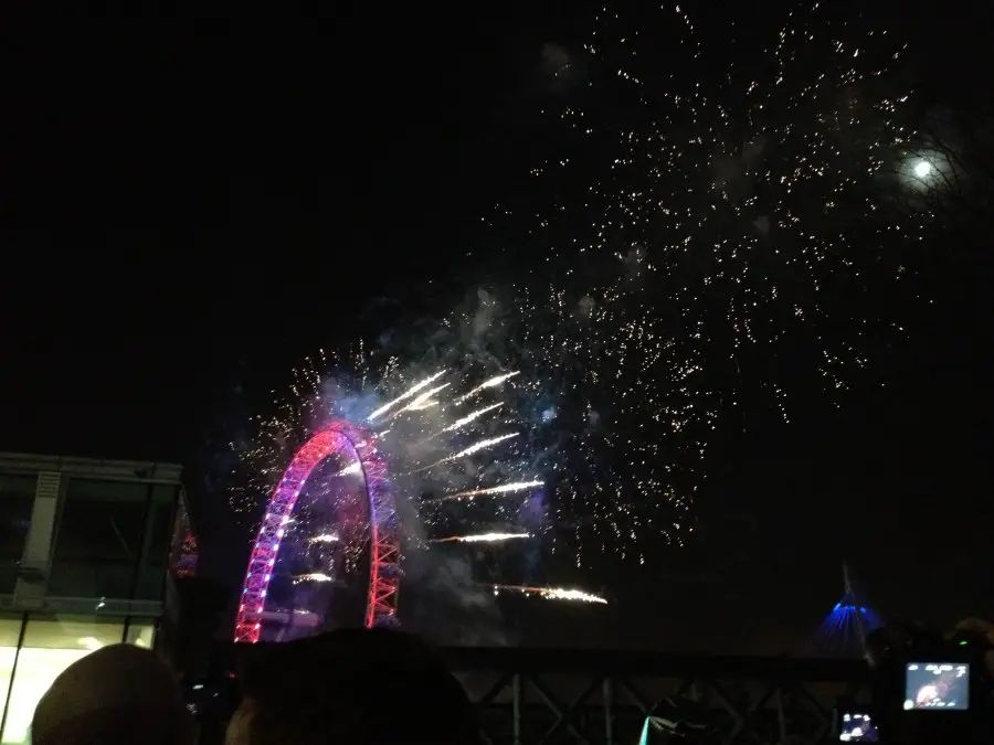 Festa de Reveillon em Londres - Las Iguanas NYE2014