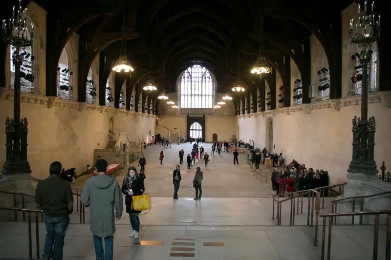 Visita ao Parlamento Britânico - Westminster Hall