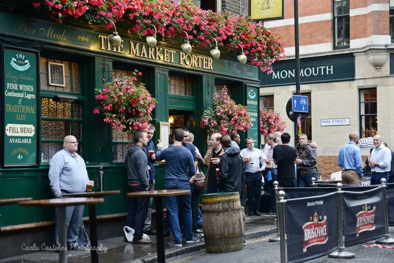 Tipos de cerveja inglesa - Pub The Market Porter