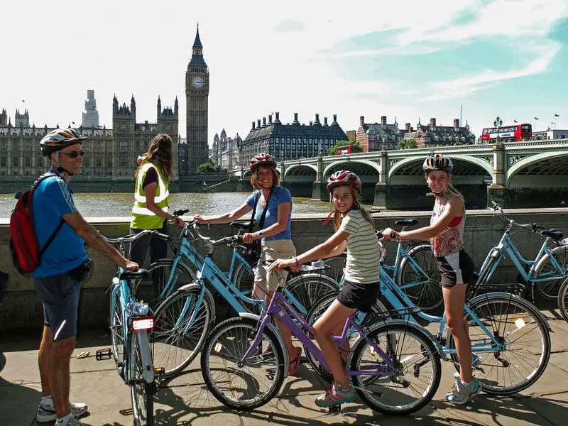 Tour de bicicleta em português - Westminster