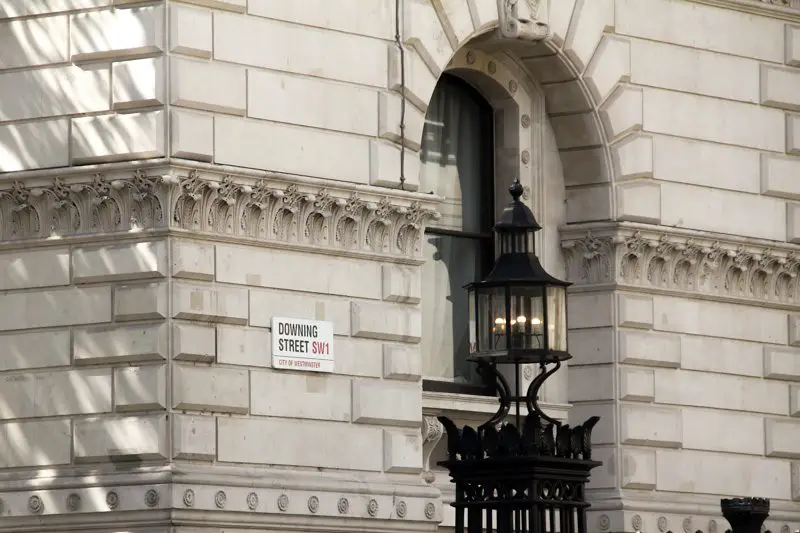 Downing Street Londres - residência do primeiro ministro britânico