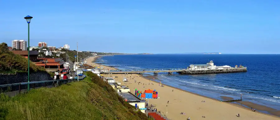 Bournemouth para estudar ou passear - panorama