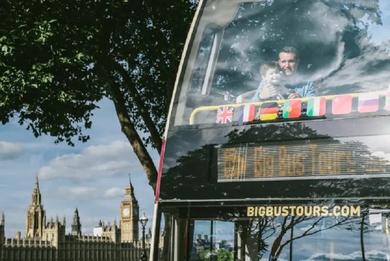 ônibus hop-on hop-off em Londres - Big Bus