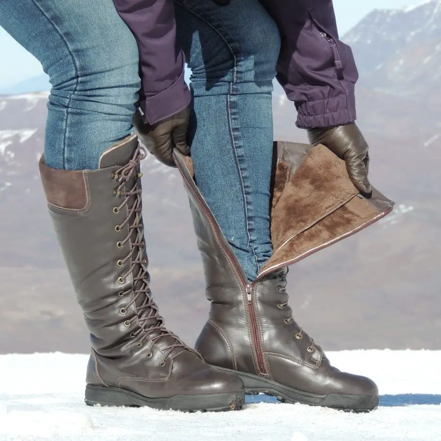 Onde comprar roupa de frio no Brasil - botas forradas