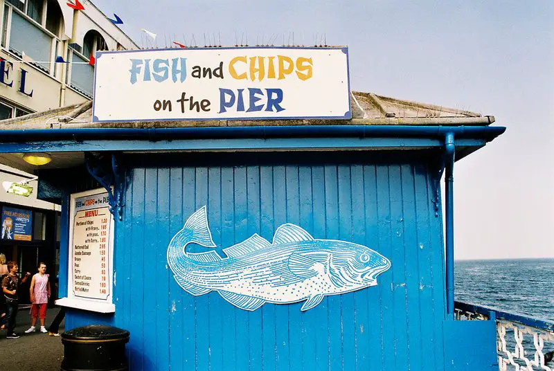 Conwy e Llandudno no País de Gales - Fish & Chips