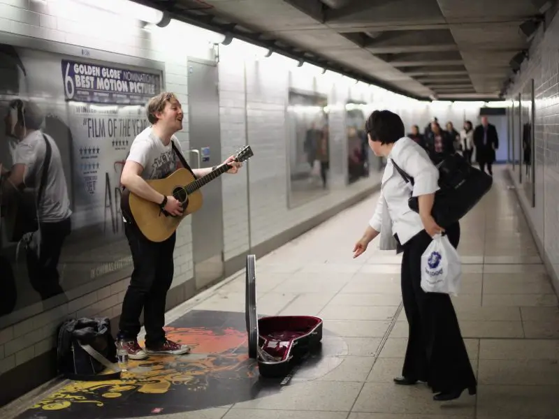 Os músicos do metrô de Londres