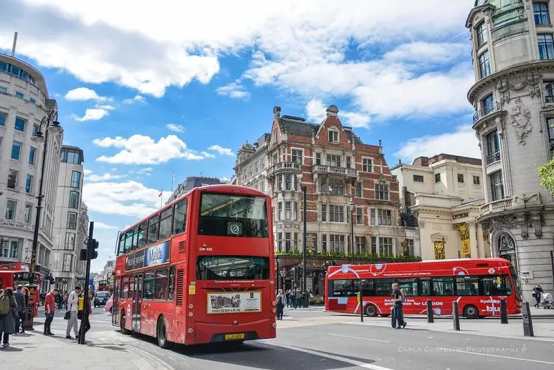 Quanto vou gastar por dia em Londres - ônibus