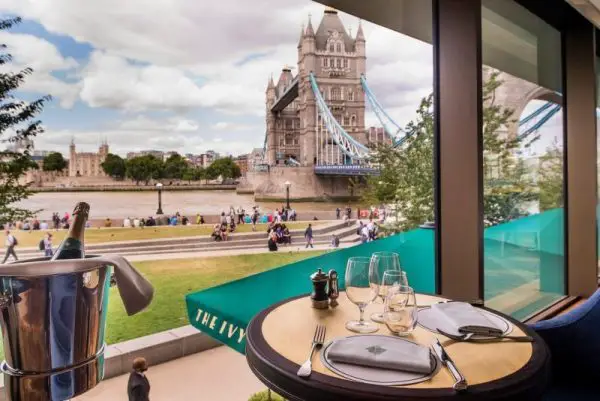 Guia Restaurantes de Londres - The Ivy Tower Bridge
