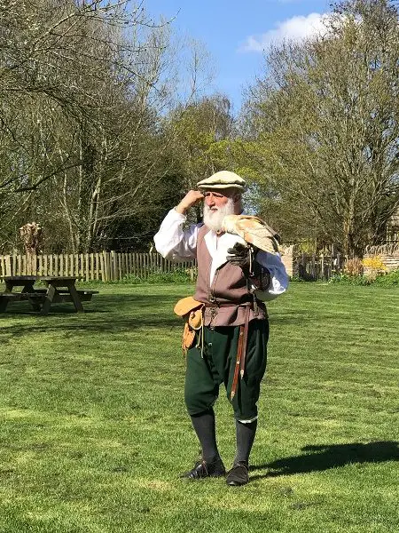 Casas de Shakespeare em Stratford: Mary Arden's Farm falconaria