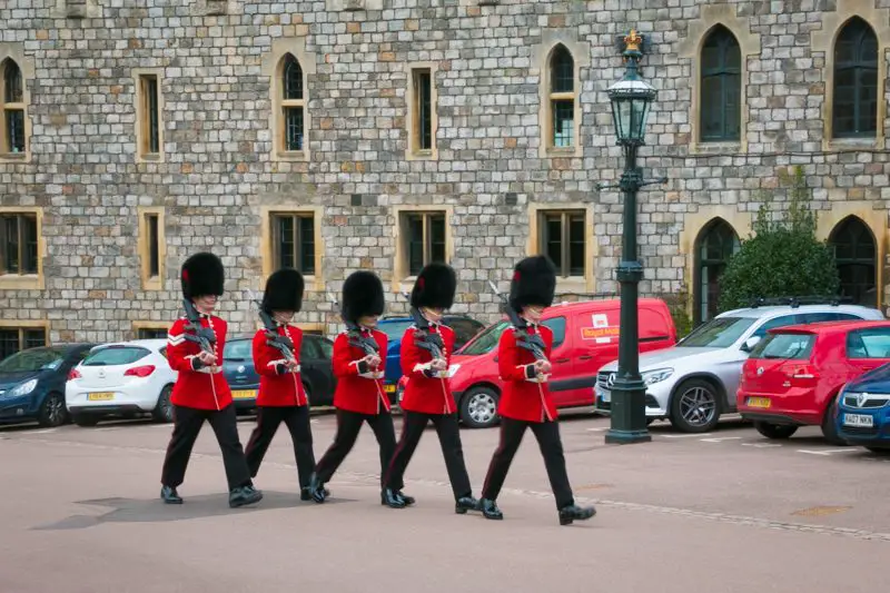 Passeio guiado em Windsor - guardas