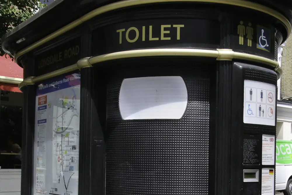 Banheiros públicos em Londres