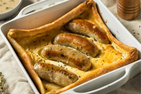 Comidas típicas da Inglaterra - Toad in the hole